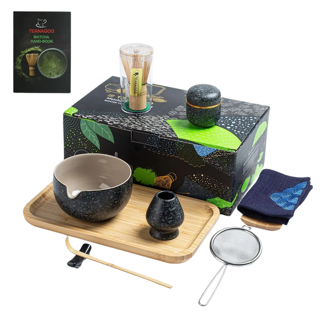 Matcha Set Obsidian 10-tlg. von TEANAGOO