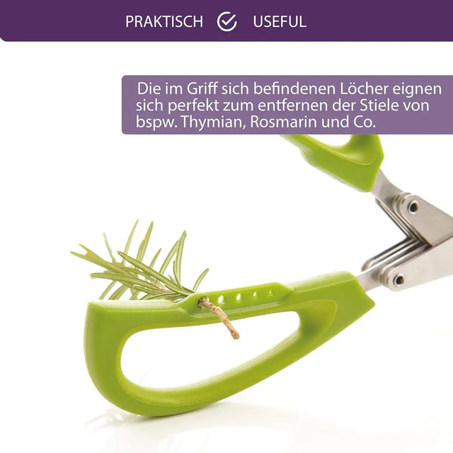 Kräuterschere mit Reinigungskamm von Mastrad