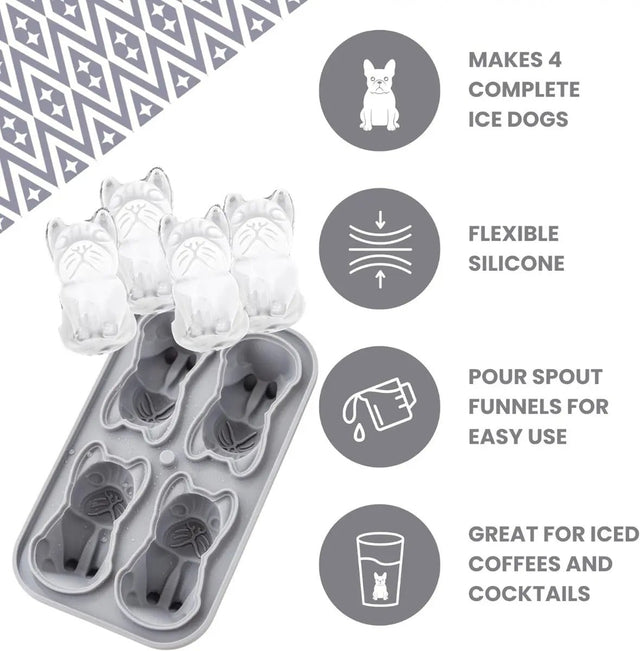 Eiswürfelform Frenchie von Uberstar