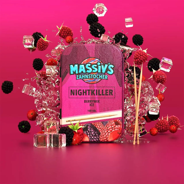 Massiv's Nightkiller Zahnstocher mit Geschmack Berrymix Ice von Wunder Zahnstocher