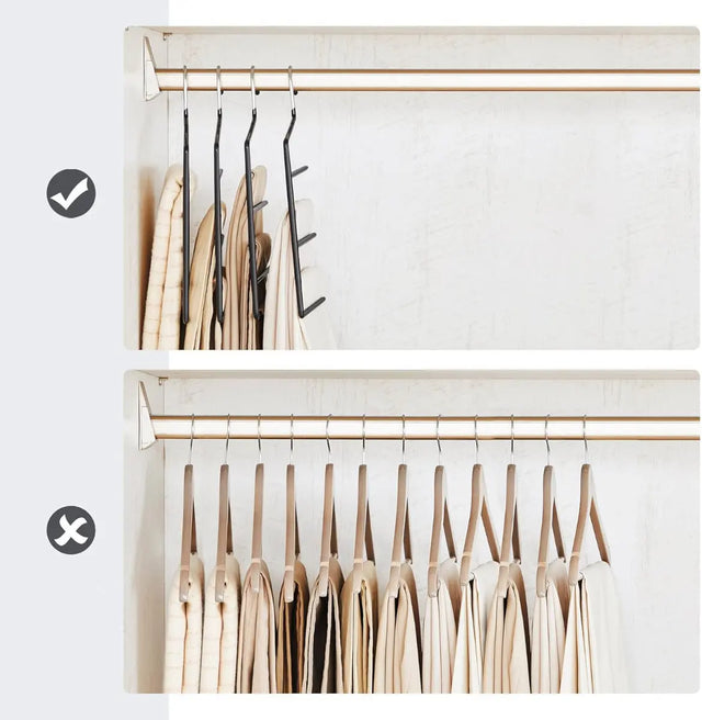 Hosenbügel Mehrfach Bügel Platzsparend 4er Set von Songmics