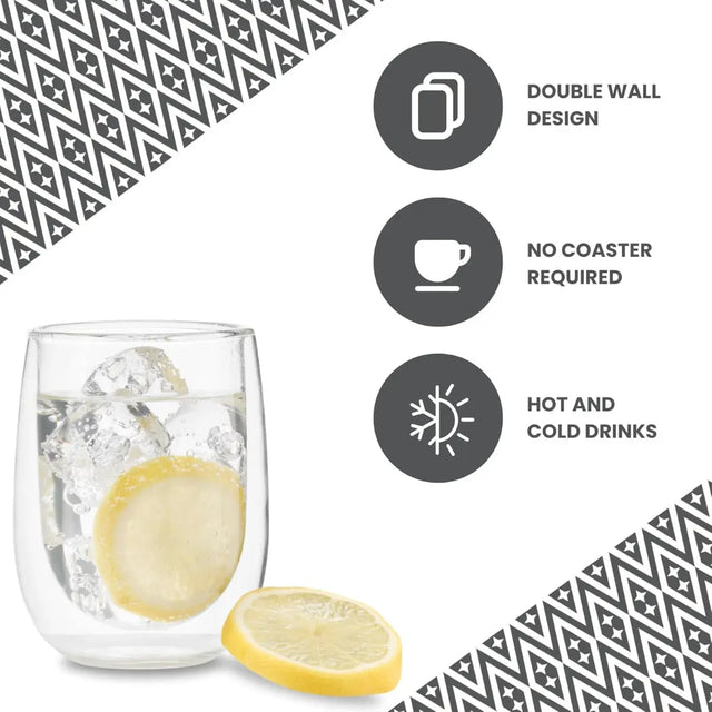 Glas Doppelwandig 2er-Set 300ml von Uberstar