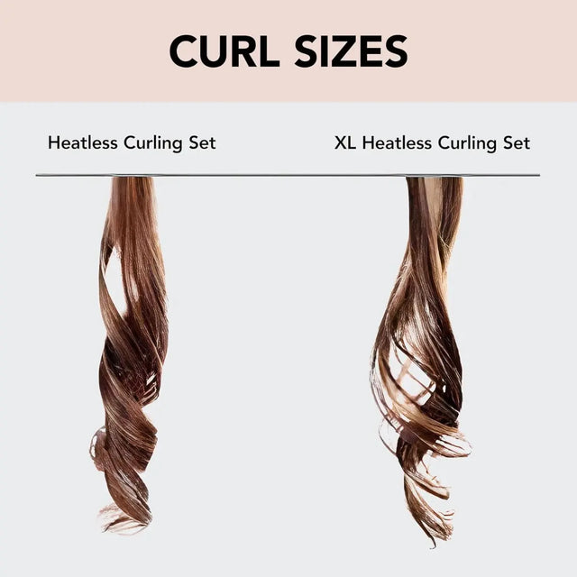 XL Heatless Curling Set Chocolate von Kitsch