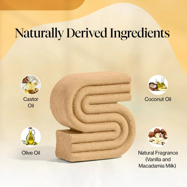 Shampoo-Riegel mit Kokosnussöl für Feuchtigkeit von Kitsch