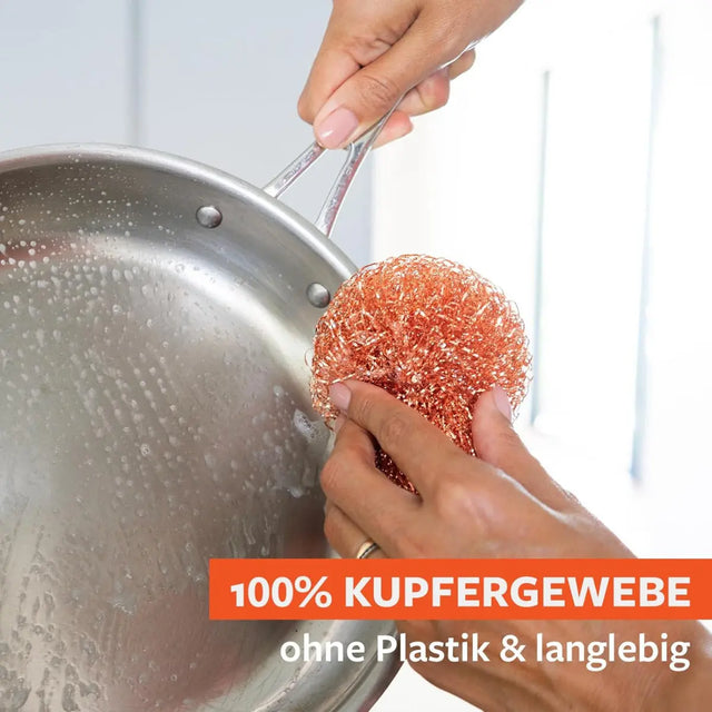 Kupferscheuerschwämme Lucky Scrubber 3er-Pack von full circle