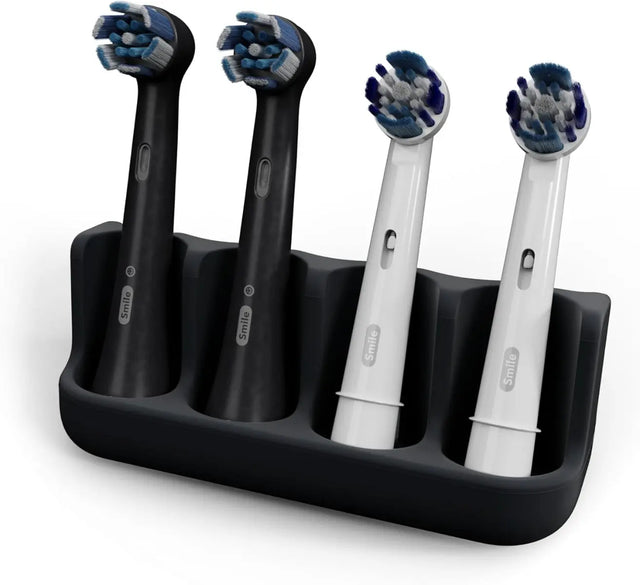 Aufsteckbürstenhalter 4er Schwarz von Qikfresh