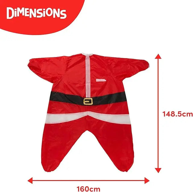 Santa Claus Kostüm aufblasbar von Twiddlers