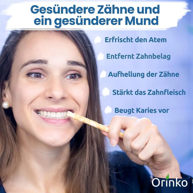 Miswak Natürliche Zahnbürste 18er-Pack von Orinko