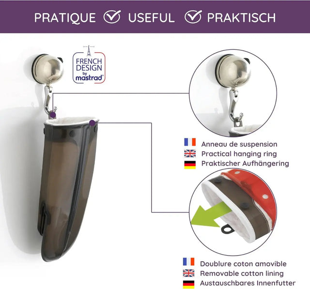 Backhandschuh Orka Tex Silikon grün von Mastrad