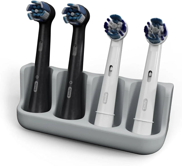 Aufsteckbürstenhalter 4er Grau von Qikfresh
