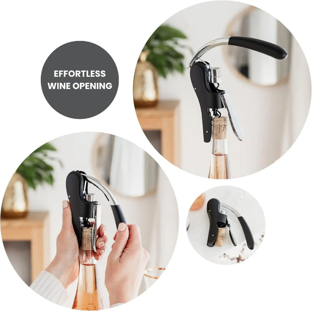 Hebelkorkenzieher schwarz matt von Uberstar