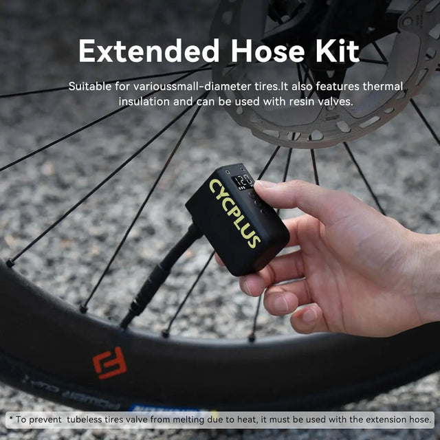 Fahrradpumpe AS2Ultra Elektrisch Mini Kompressor Akku von Cycplus