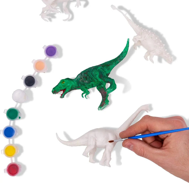 Dinosaurier Figuren 3D-Malset 15 Stück von Twiddlers