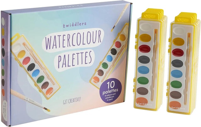 Malpalette Wasserfarbe 10 Sets von Twiddlers