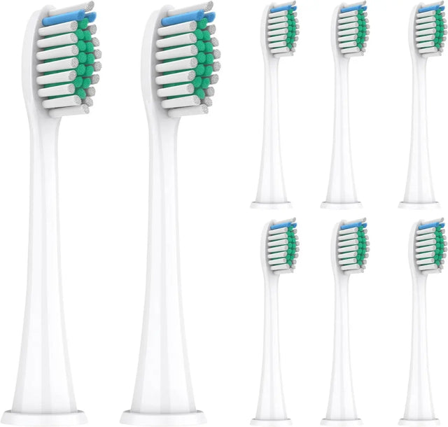 Ersatzbürsten Standard kompatibel mit Philips 8er Pack weiss von Ora-Care