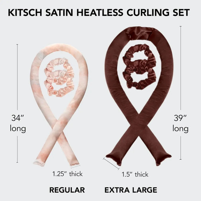 XL Heatless Curling Set Chocolate von Kitsch
