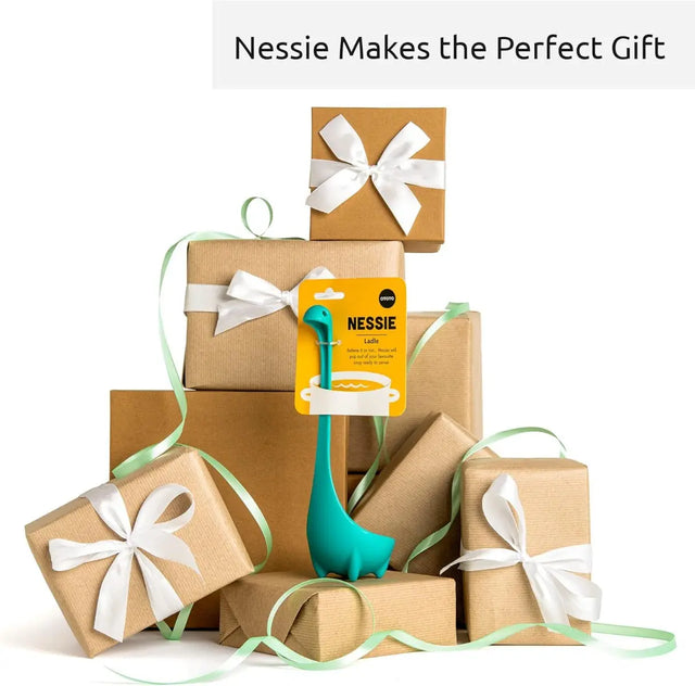 Nessie Suppenlöffel Dinosaurierform blau von Ototo