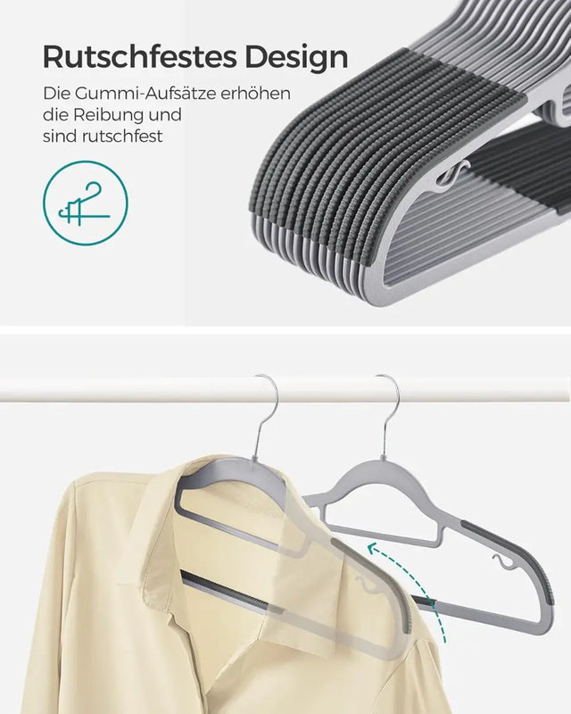 Kleiderbügel 30er Set Kunststoff Platzsparend von Songmics