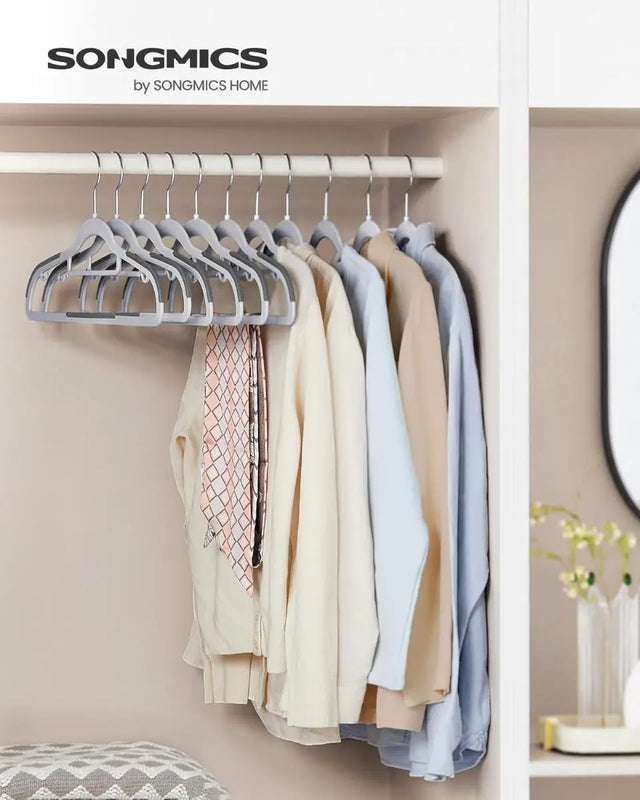 Kleiderbügel 30er Set Kunststoff Platzsparend von Songmics