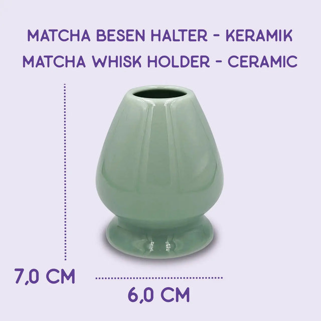 Matcha Besen Halter Kusenaoshi Grün von Matcha Passion