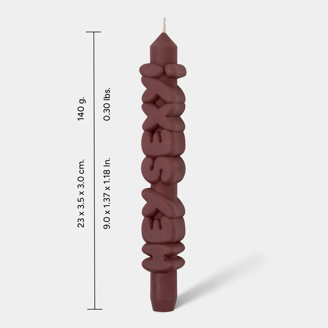 Kerze Taper candle HEY SEXY! Mocha von Taper Candles