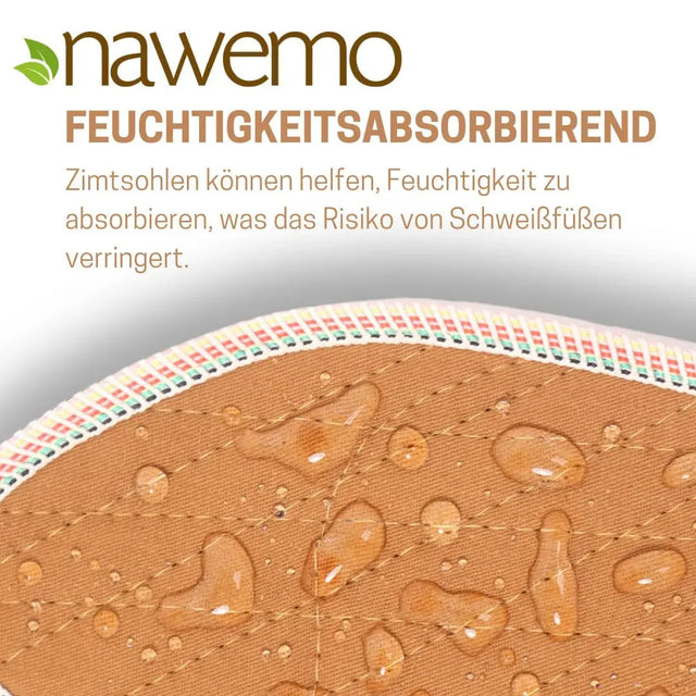 Zimtsohlen geruchsbindende Zimteinlegesohlen gegen Schweissfüsse 35 EU von Nawemo