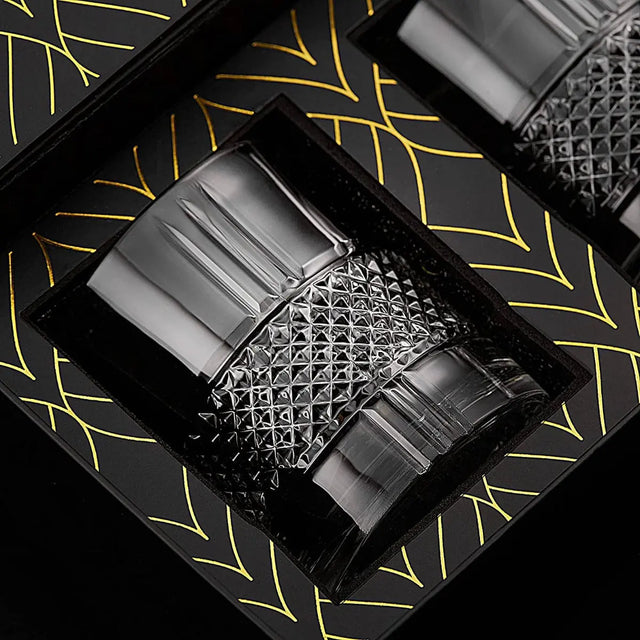 Reserve Whiskeygläser Geschenkset 2er von ROCKS Whiskey Chilling Stones