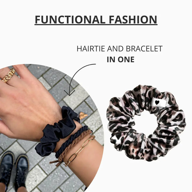 Samt-Scrunchie Leopard von Bellody