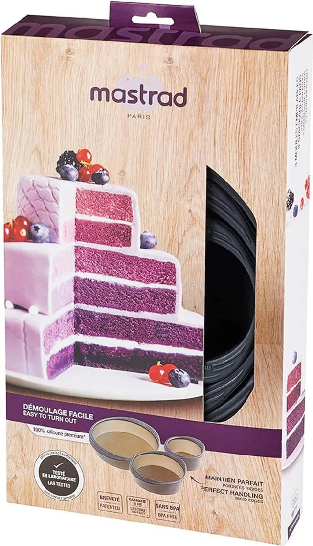 Springformen Silikon 3er-Set von Mastrad