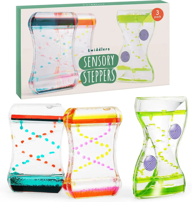 Flüssige Sanduhr Stepping Liquid Motion Timer 3er-Set von Twiddlers