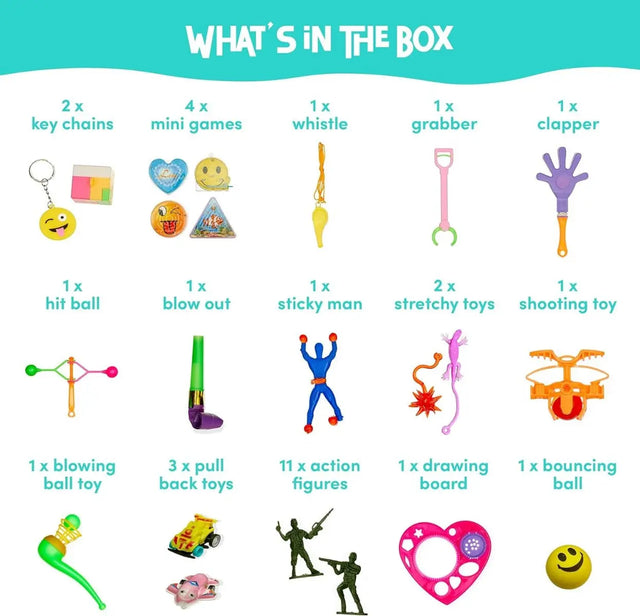 Lucky Dip Party Box 100 Stück von Twiddlers