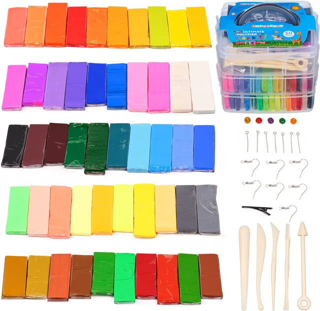 Knete Starter Kit mit 50 Farben von Twiddlers
