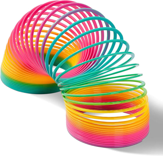 Springfeder Rainbow Spirals Slinky Toy XL von Twiddlers