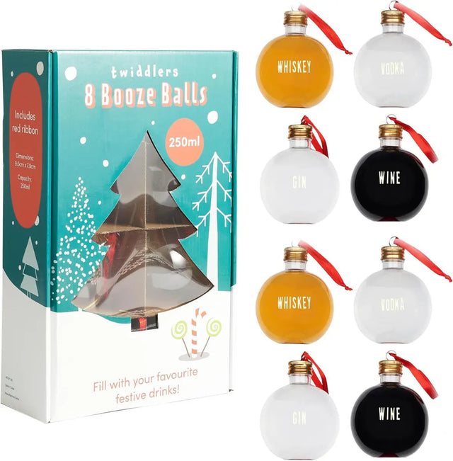 Boozy Baubles DIY 8 Stück 250ml von Twiddlers