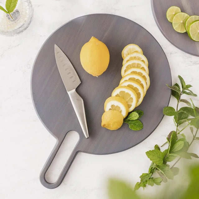 Servierbrett Eclipse Akazie medium grau von Uberstar