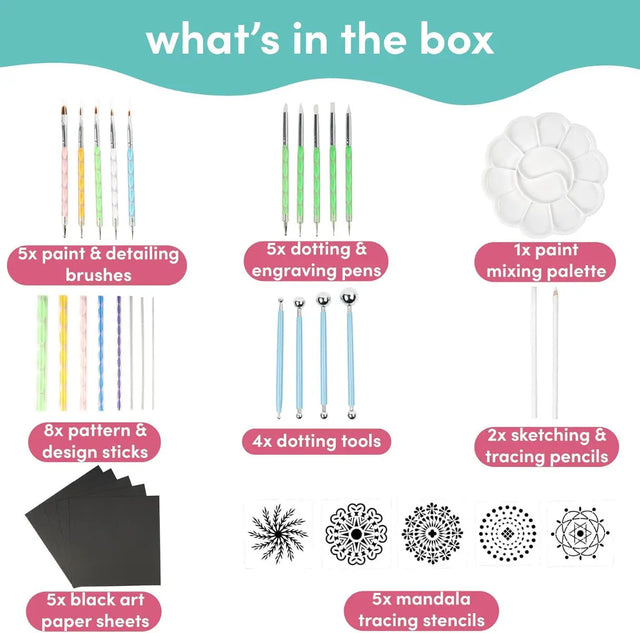 Mandala Tool Kit 35-Teilig von Twiddlers