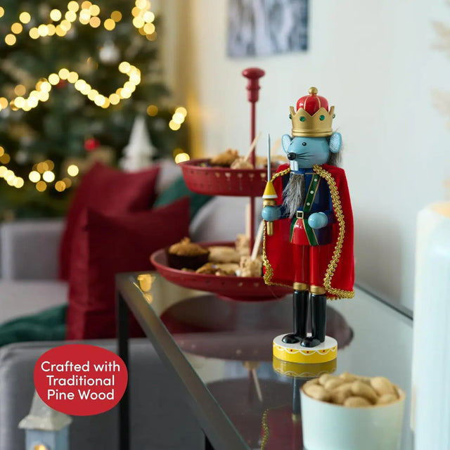 Weihnachts-Nussknacker Maus 30cm von Twiddlers