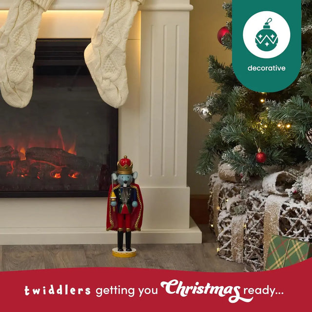 Weihnachts-Nussknacker Maus 30cm von Twiddlers