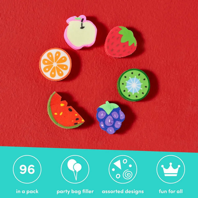 Radiergummi Fruits 96 Stück von Twiddlers