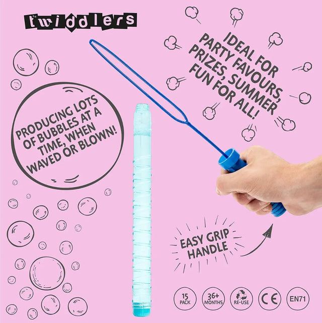 Seifenblasenstäbe XL 15 Stück von Twiddlers