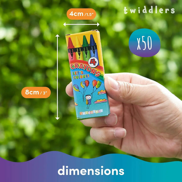 Wachsstifte 4er-Set 50 Stück von Twiddlers