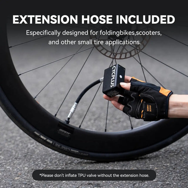 Fahrradpumpe AS2 Elektrisch Mini Kompressor Akku von Cycplus