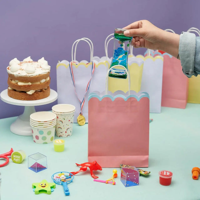 Flüssige Sanduhr Liquid Motion Timer grün blau von Twiddlers