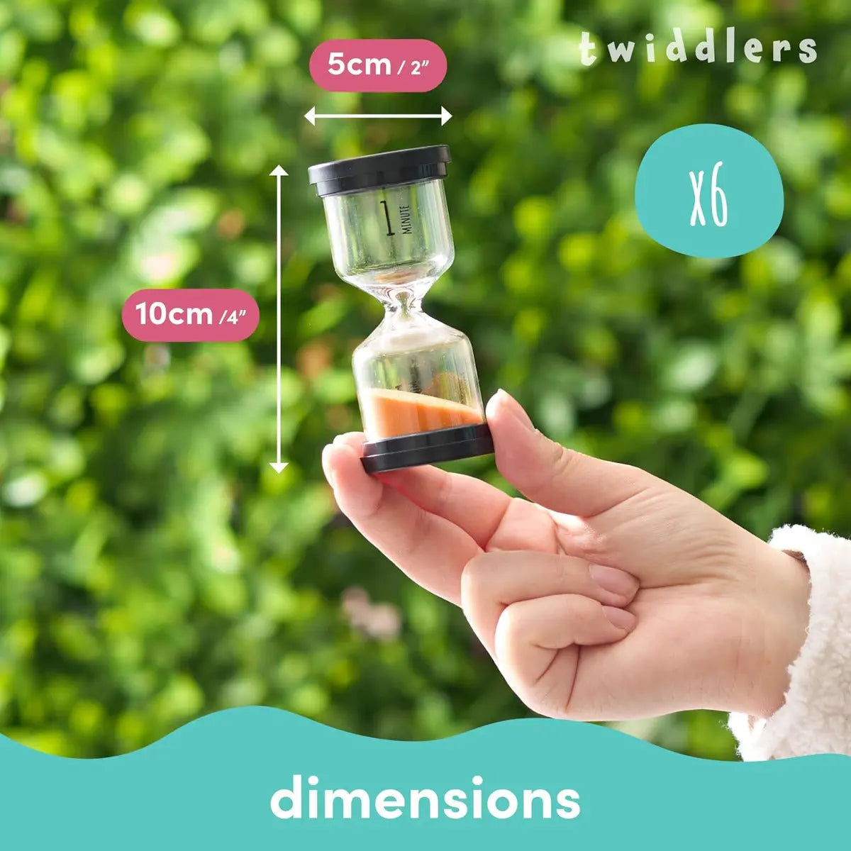 Sanduhr Timer 6 Stück von Twiddlers