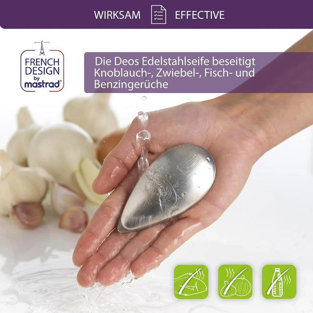 Stahlseife mit Steller von Mastrad