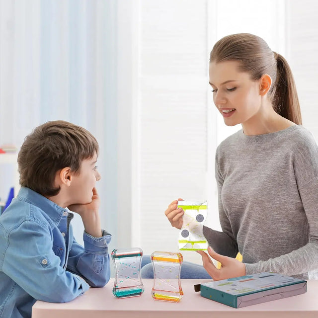 Flüssige Sanduhr Stepping Liquid Motion Timer 3er-Set von Twiddlers