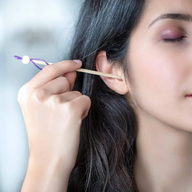 Zero Waste Set 4 japanische Ohrenreiniger 4 Bambus Zahnbürsten von Orinko