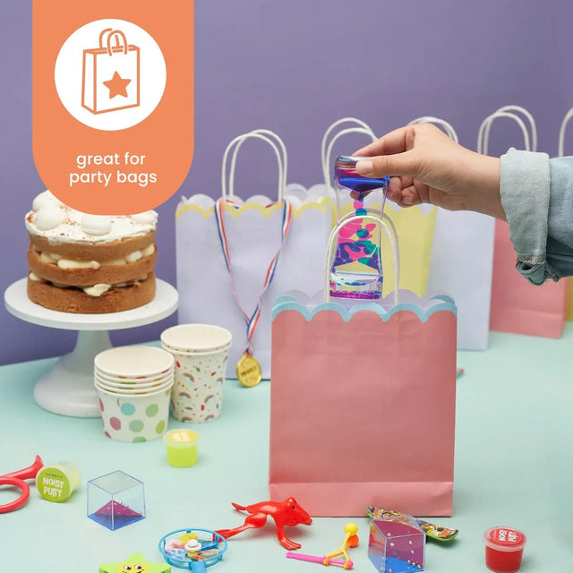 Flüssige Sanduhr Liquid Motion Timer pink blau von Twiddlers