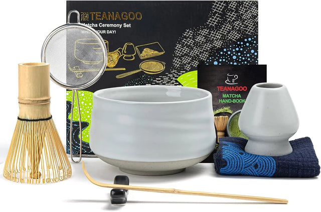 Matcha Set Weiss 7-tlg. von TEANAGOO
