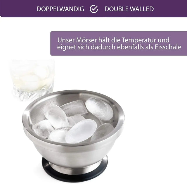 Mörser mit Silikonsockel von Mastrad